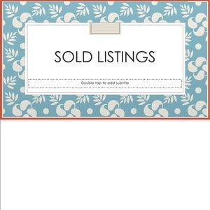 Only Sold Listings beyond here